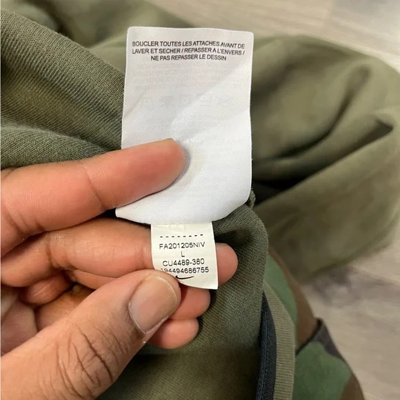 Nike Olive Green Zip-Up tech Hoodie - Picture 5 of 9